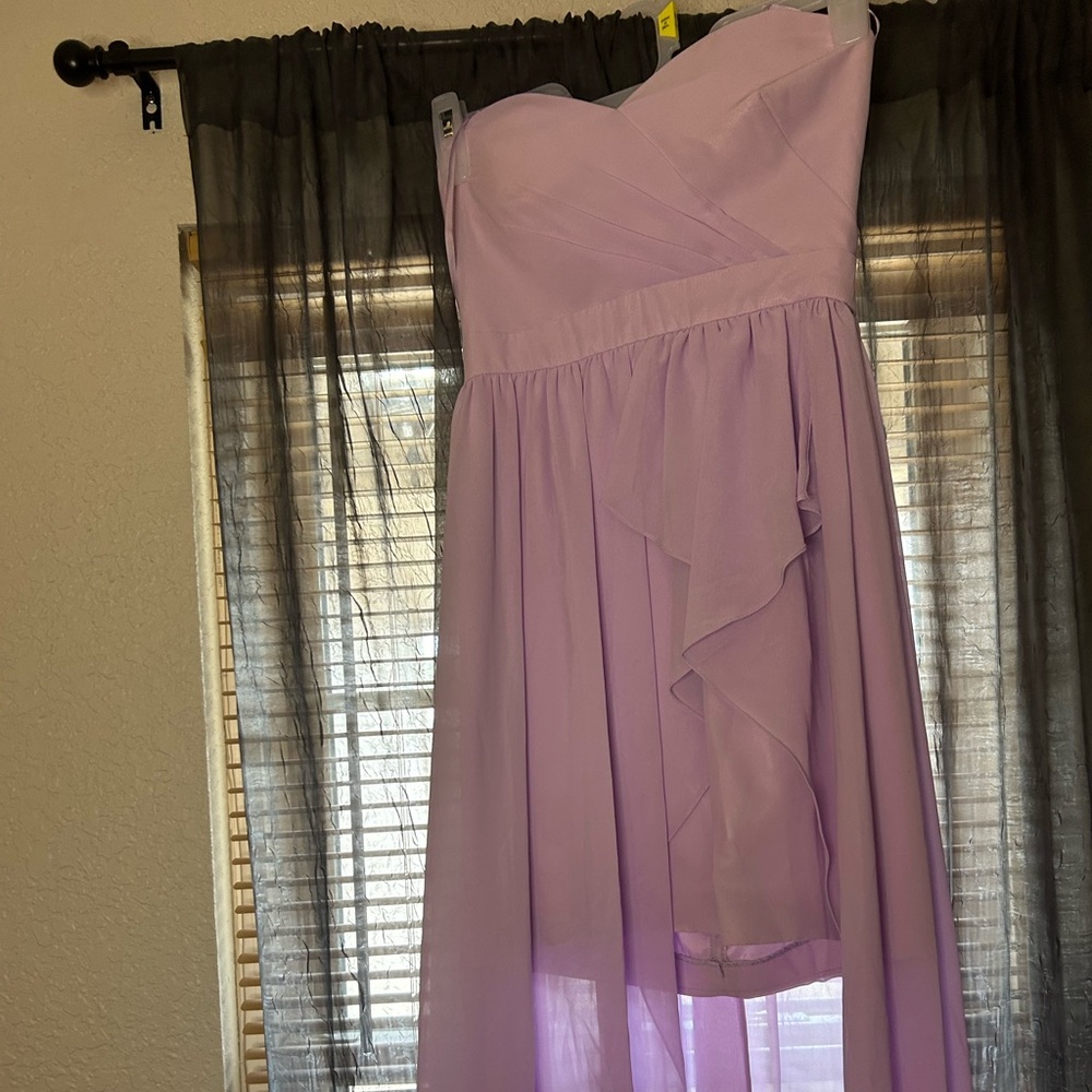 Lilac. High low dress